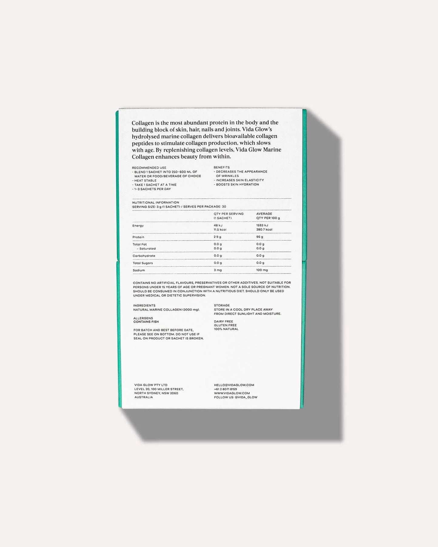 Natural Marine Collagen Sachets Original